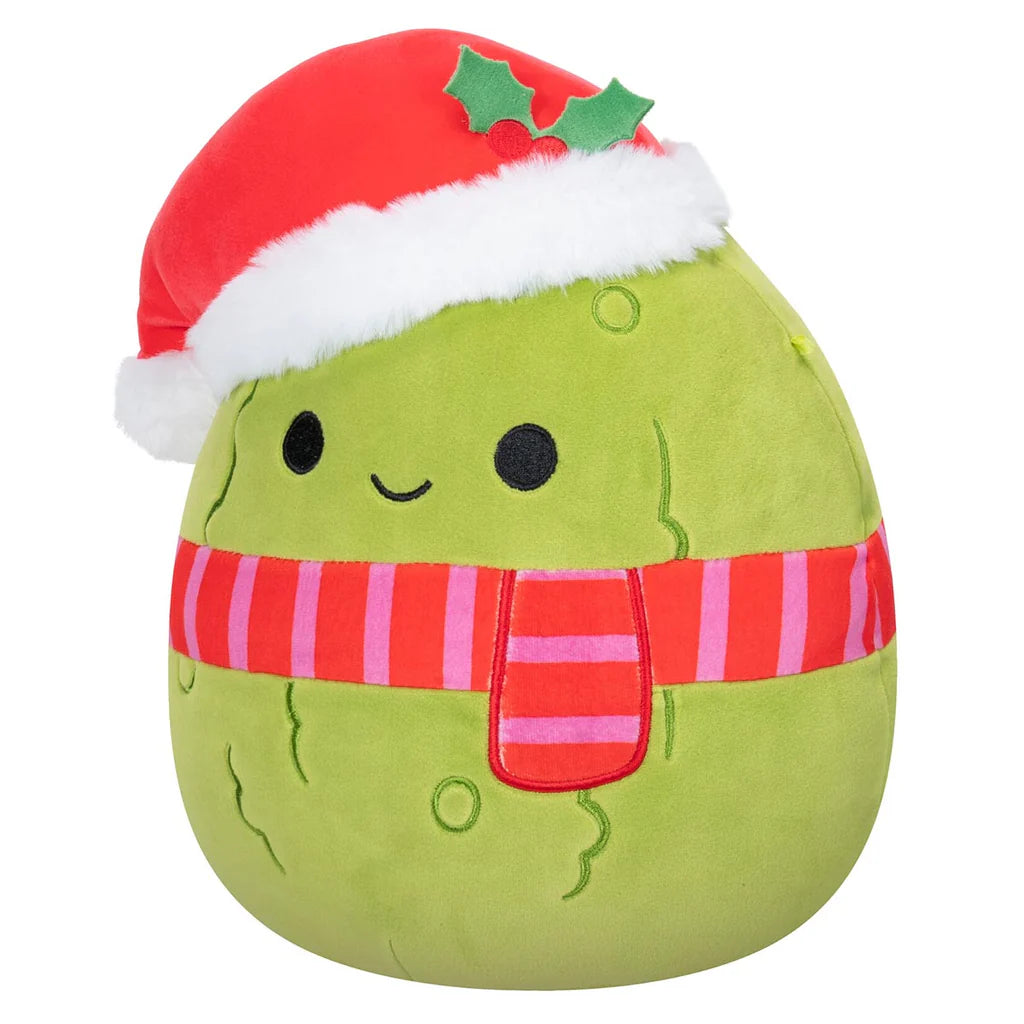 Squishmallows Noël Salim le cornichon de Noël