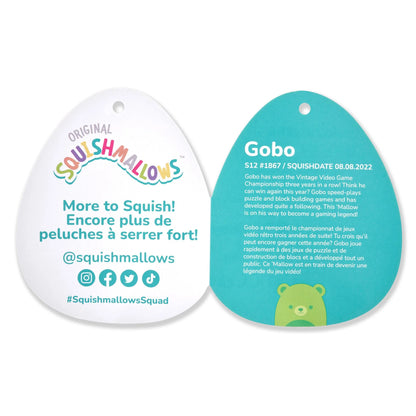 Squishmallows – Gobo, der neongrüne Bär