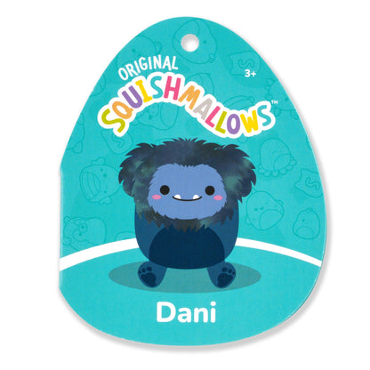 Squishmallows - Dani il Bigfoot blu navy