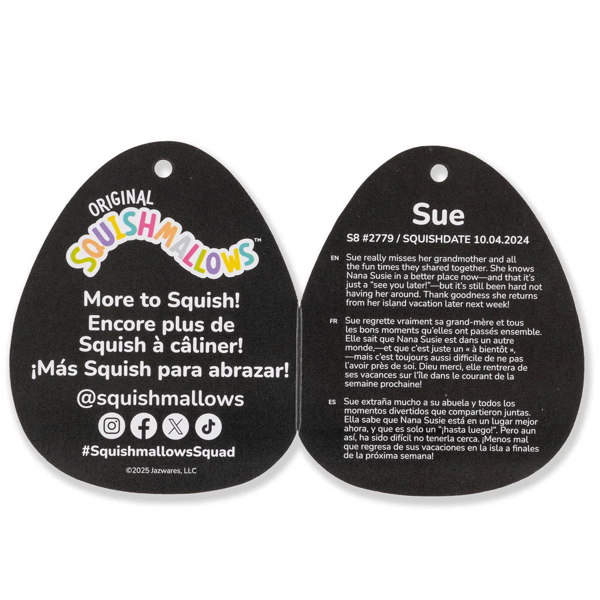 Squishmallows – Sue die lila Kuh