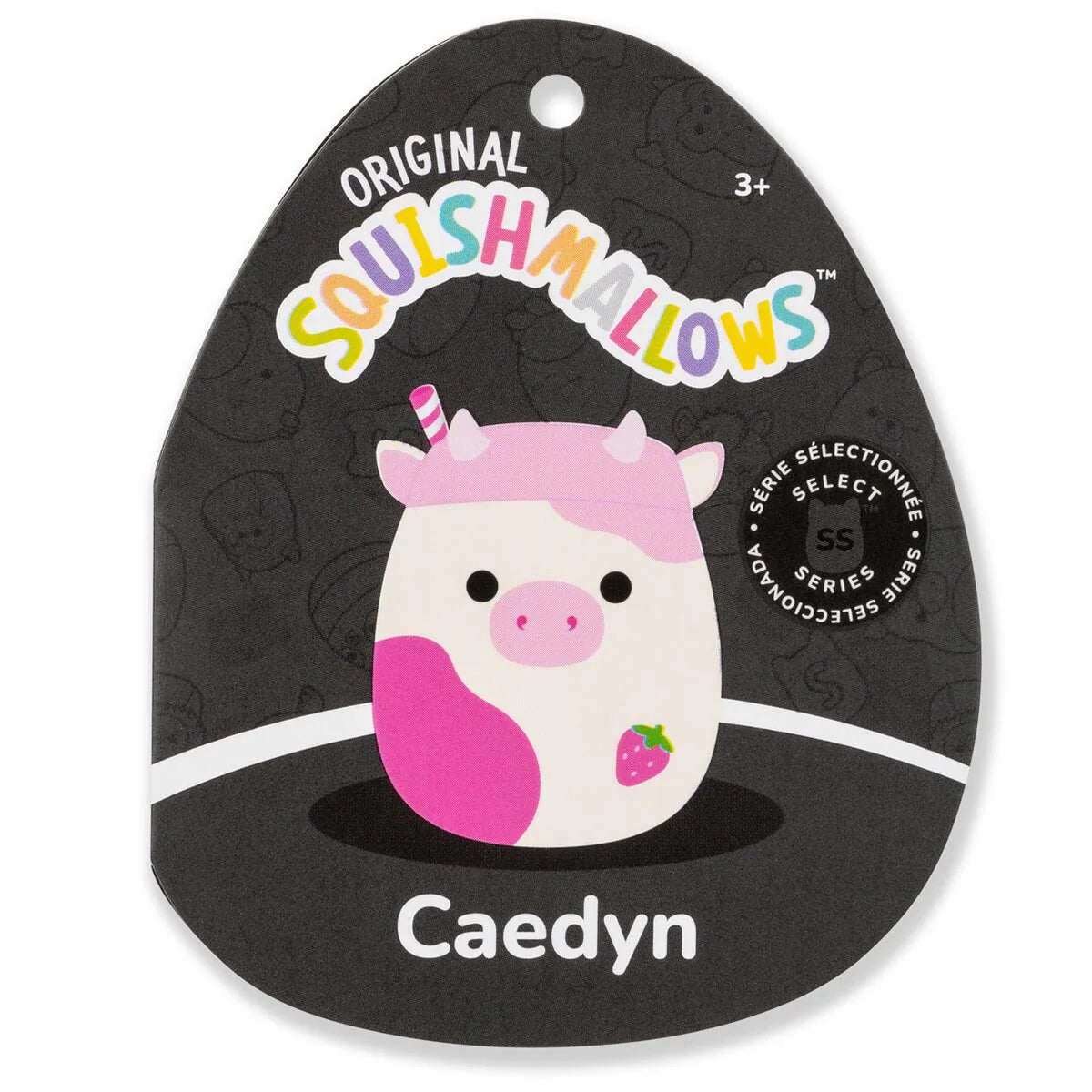 Squishmallows – Caedyn, die nach Erdbeermilch duftende Kuh