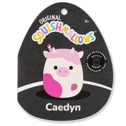 Squishmallows – Caedyn, die nach Erdbeermilch duftende Kuh
