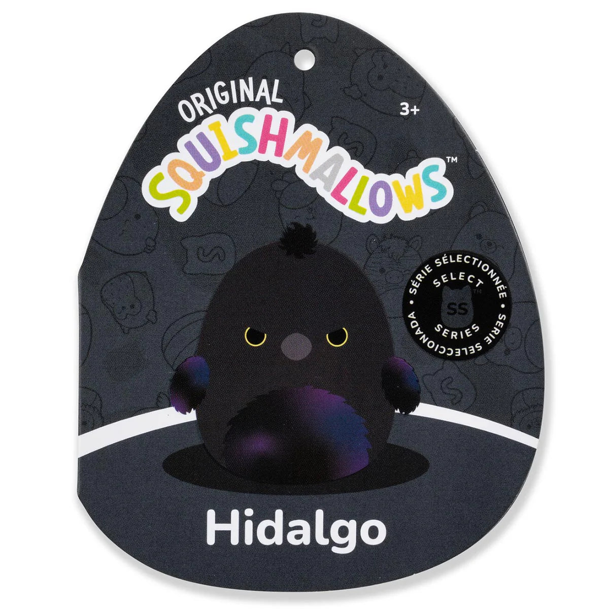 Squishmallows - Hidalgo le Corbeau Noir