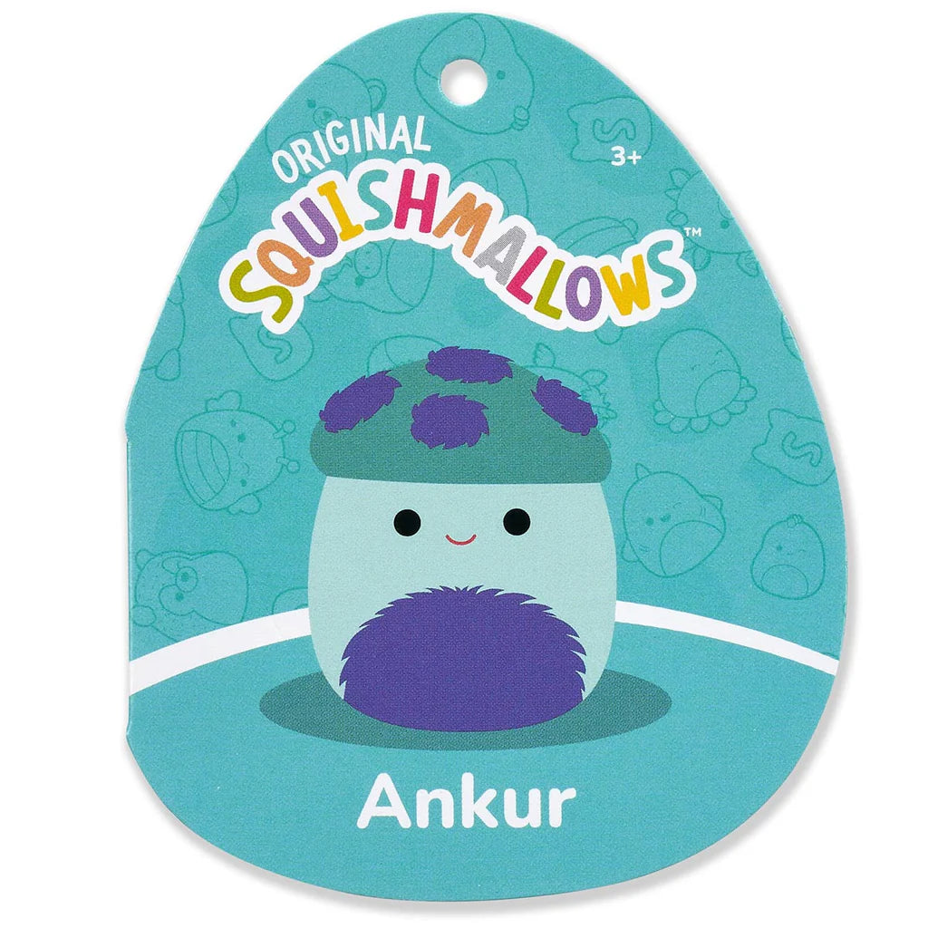Squishmallows Fuzz-A-Mallows Ankur der blaugrüne Pilz