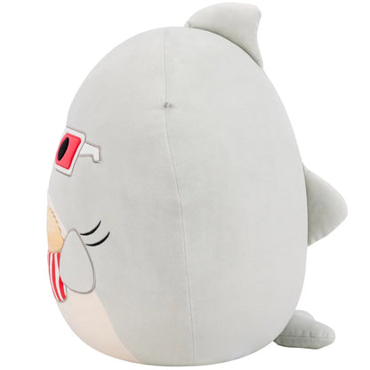 Squishmallows – Gordon der graue Hai mit 3D-Brille und Popcorn