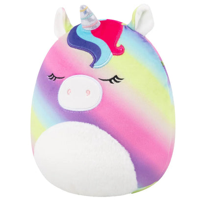 Squishmallows Fuzz-A-Mallows Clarissa, das Regenbogen-Einhorn