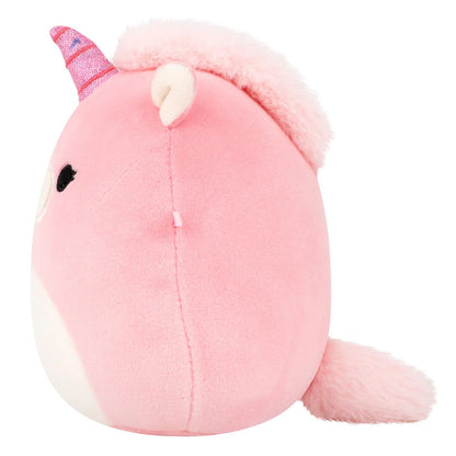 Squishmallows Micromallows Seraphina, das hellrosa Einhorn mit Glitzerhorn