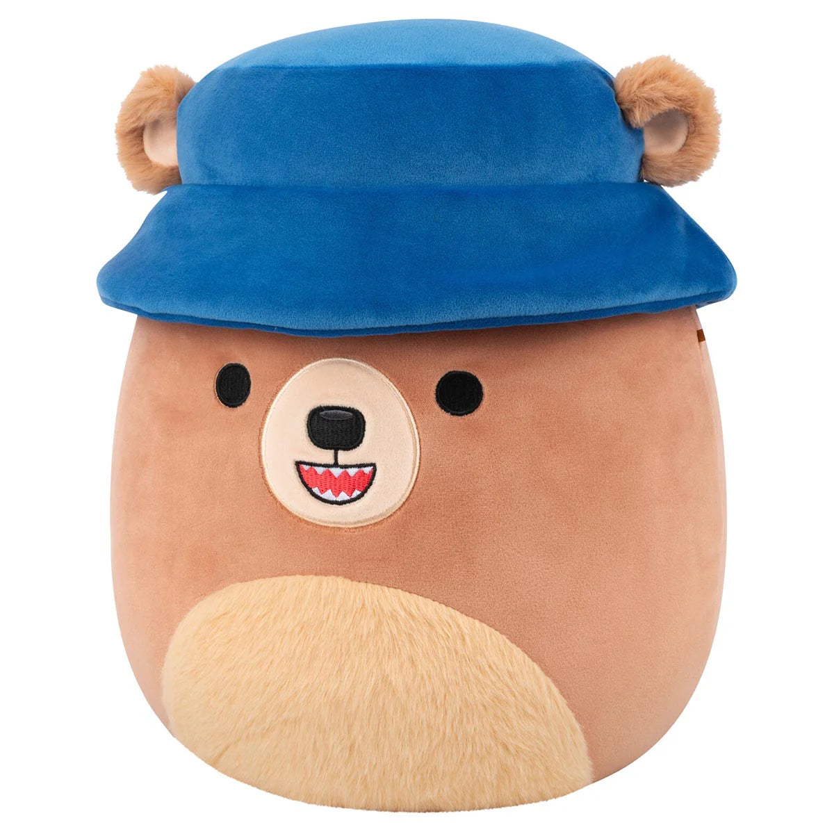 Squishmallows – Stokely, der braune Kodiakbär mit Fischerhut