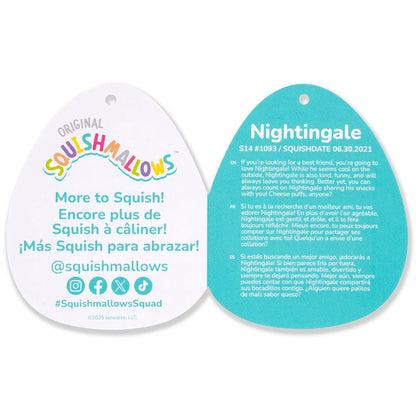 Squishmallows - Nightingale, la mucca marrone con macchie