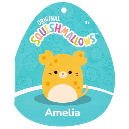 Squishmallows - Amelia la souris au fromage jaune