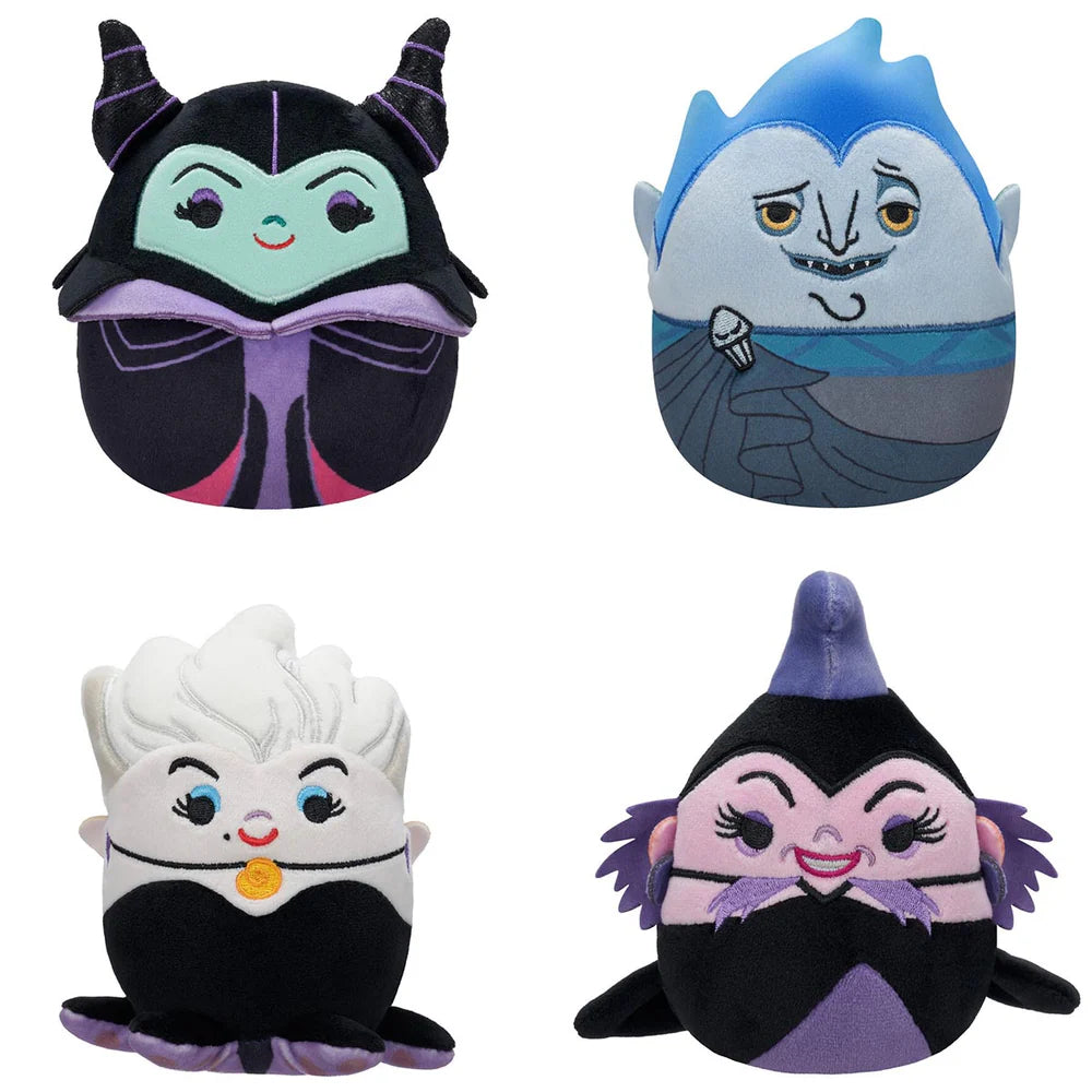 Pack de 4 méchants Disney Squishmallows Select Series