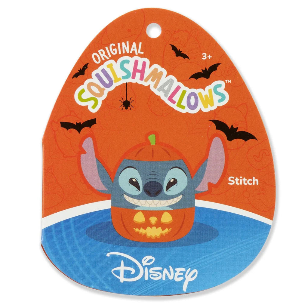 Squishmallows Disney Stitch en citrouille