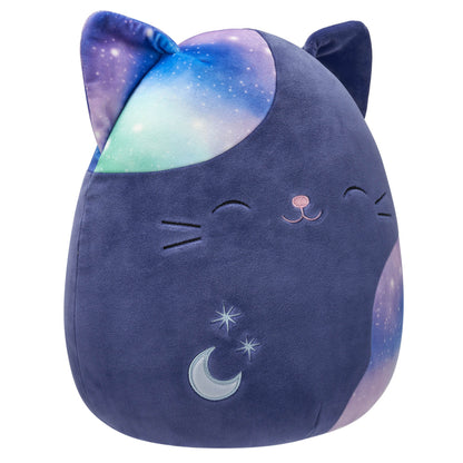 Squishmallows - Metta, la gatta blu scuro con macchie celesti