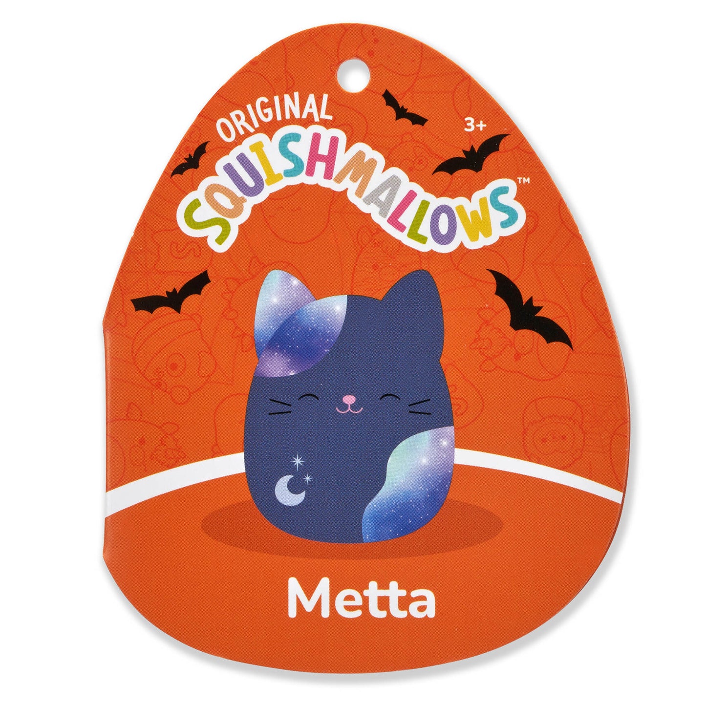 Squishmallows - Metta, la gatta blu scuro con macchie celesti