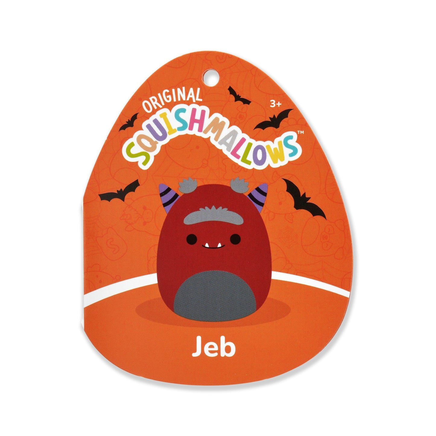 Squishmallows Halloween Jeb das Burgundermonster