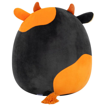 Squishmallows - Jefferson la vache noire et orange
