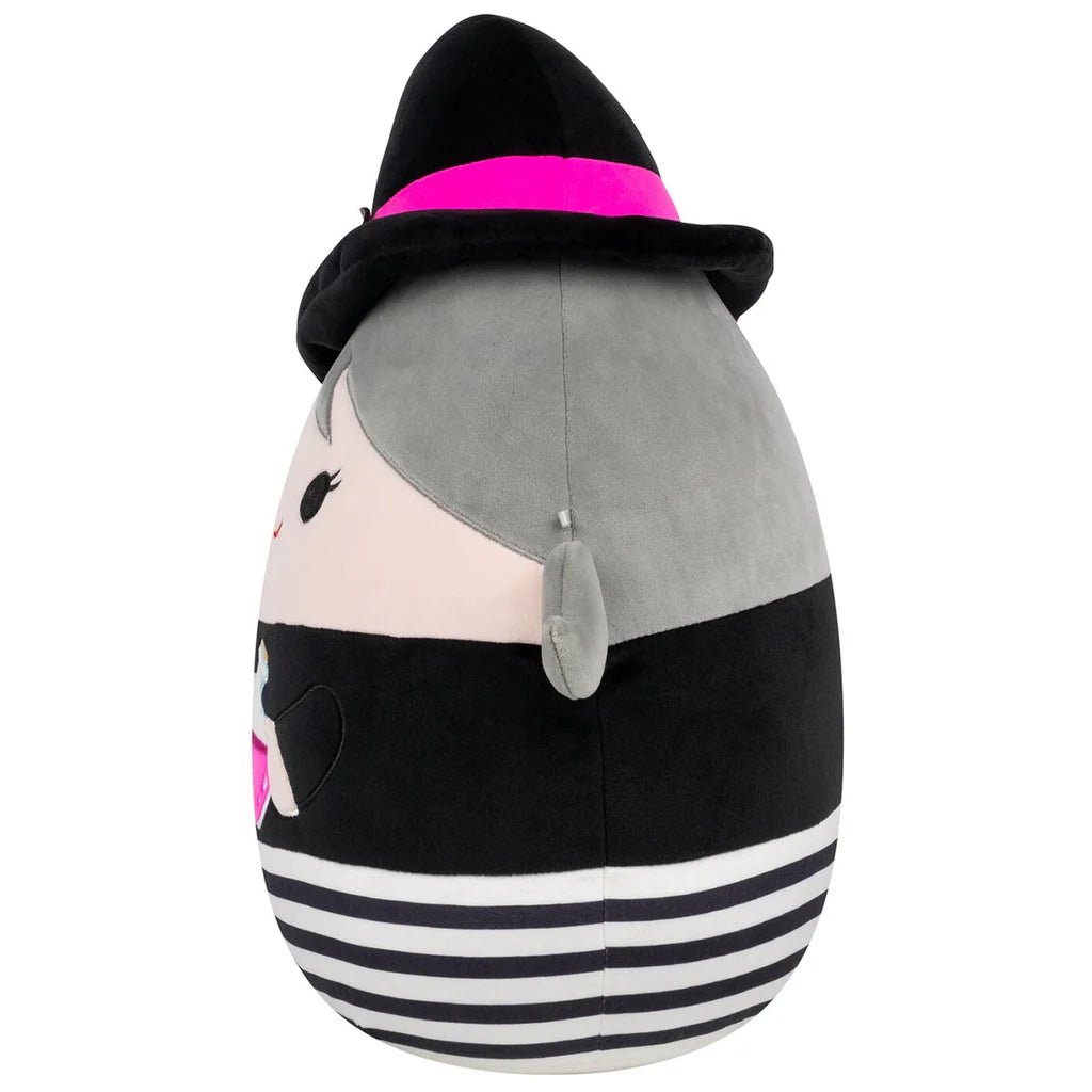 Squishmallows Halloween Agora, die Hexe mit grauem Haar, die einen Trank hält