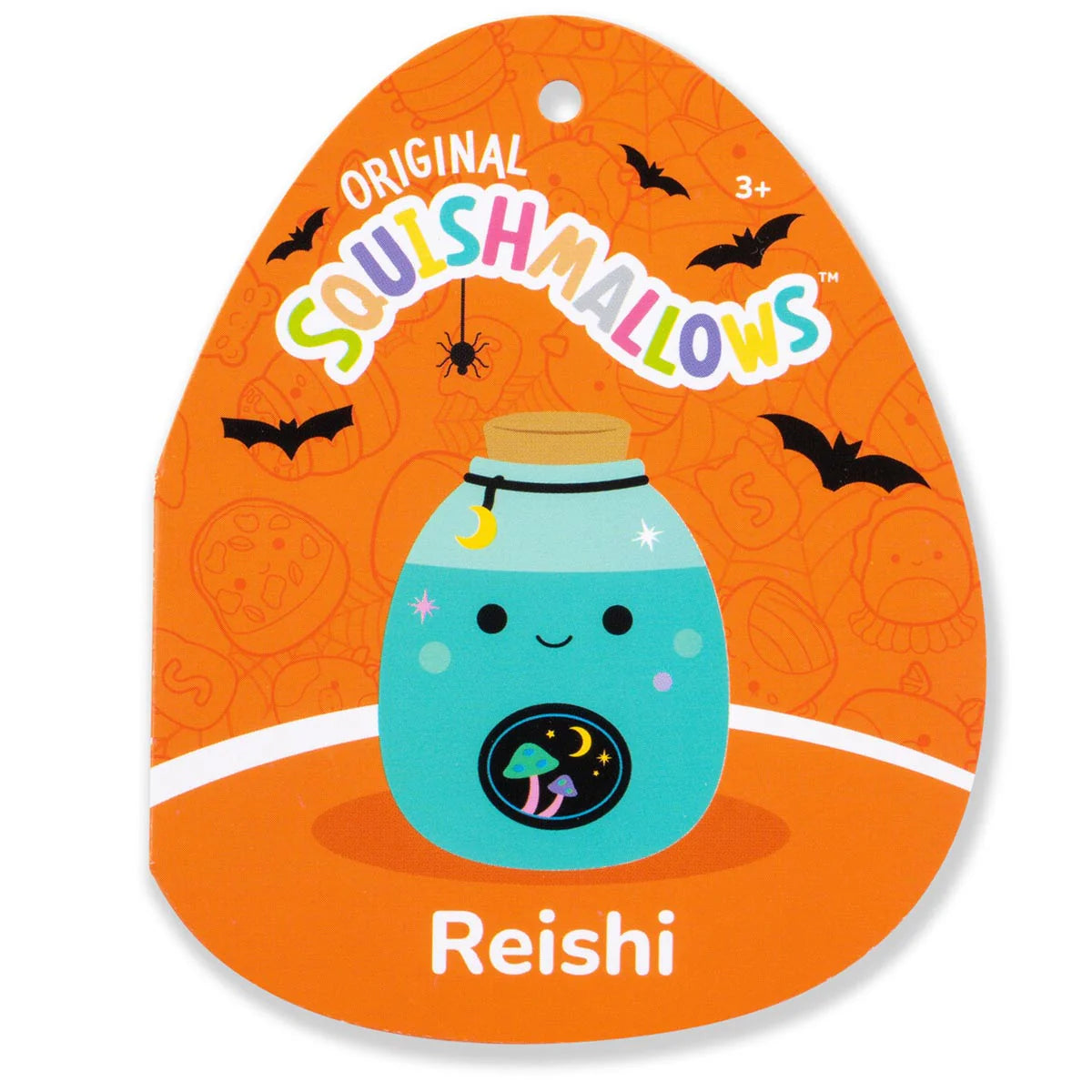 Squishmallows Halloween Reishi, der neonblaue Trank