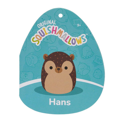 Squishmallows -Hans le hérisson brun