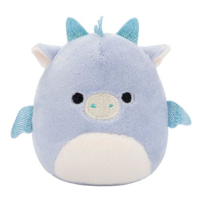 Squishmallows Micromallows 6er-Pack – Danny-Dinosaurier, Dane-Drache, Malcolm-Pilz, Lena-Guava-Frucht, Leonard-Löwe, Noah-Siegel