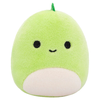 Squishmallows Micromallows 6er-Pack – Danny-Dinosaurier, Dane-Drache, Malcolm-Pilz, Lena-Guava-Frucht, Leonard-Löwe, Noah-Siegel