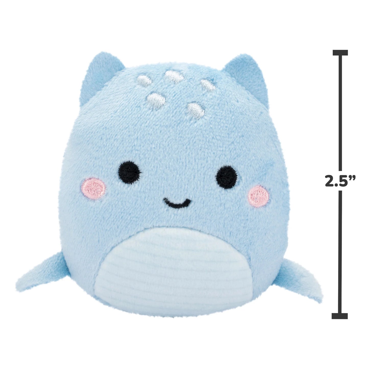 Squishmallows Micromallows Confezione da 6 – Axel Beetle, Lune Loch Ness Monster, Floyd French Fries, Orphie Octopus, Pep Pizza, Walker Goat