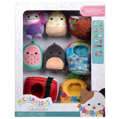 Squishmallows Micromallows Island Snack Machine Ensemble d'accessoires de luxe