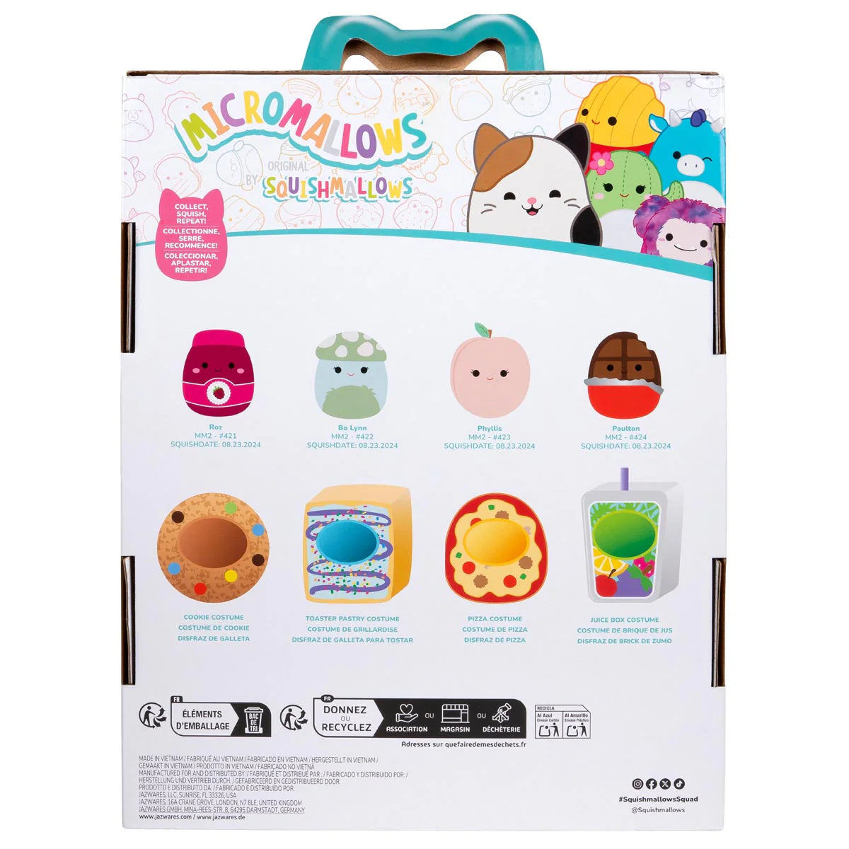 Squishmallows Micromallows Snackmaschine Deluxe-Zubehörset