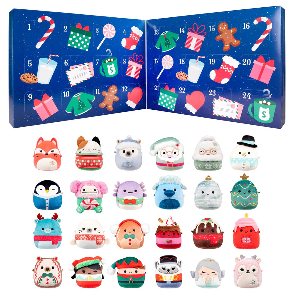 Weihnachts-Micromallows 24-Tage-Weihnachts-Plüsch-Adventskalender