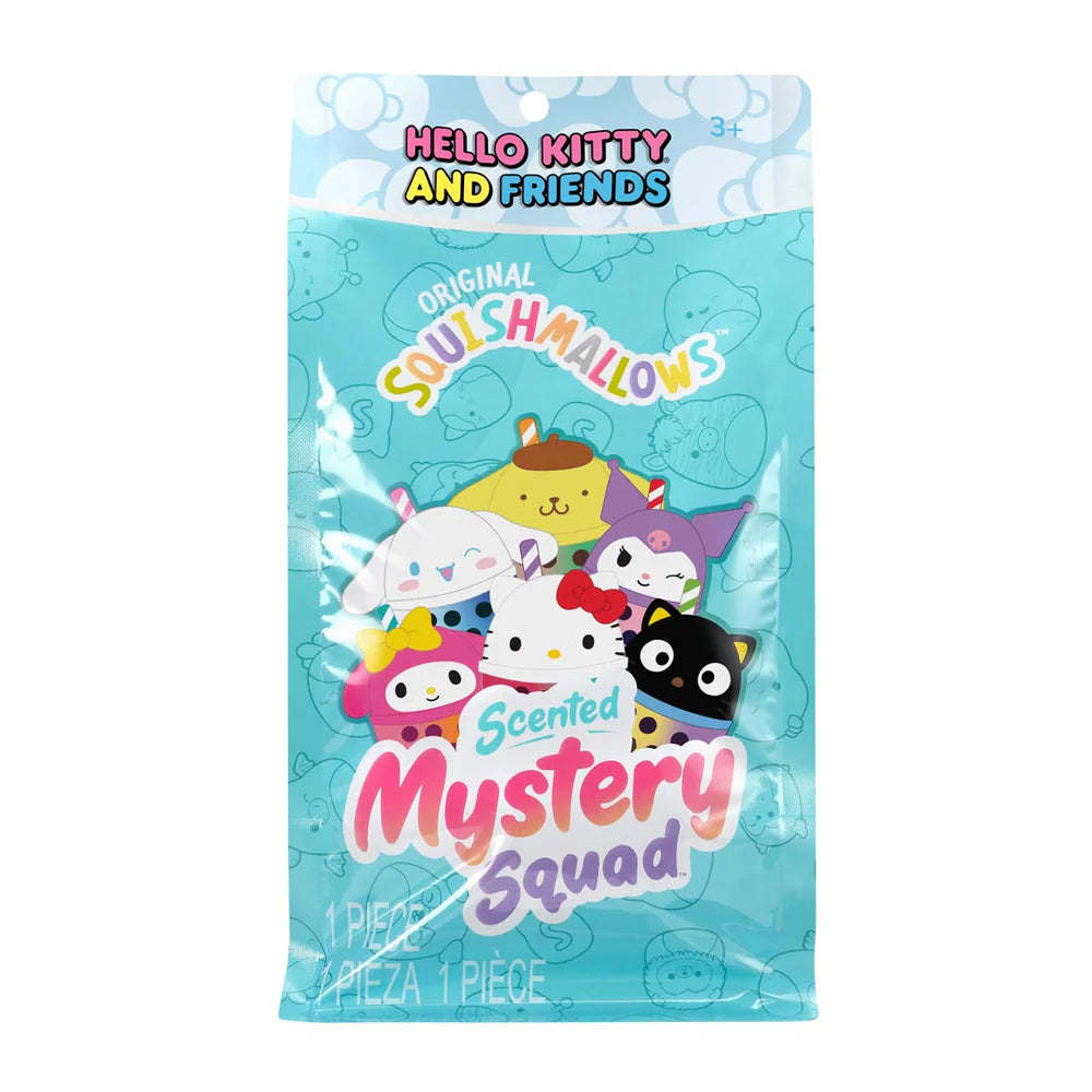 Squishmallows Hello Kitty et ses amis Boba Mystery Squad parfumé