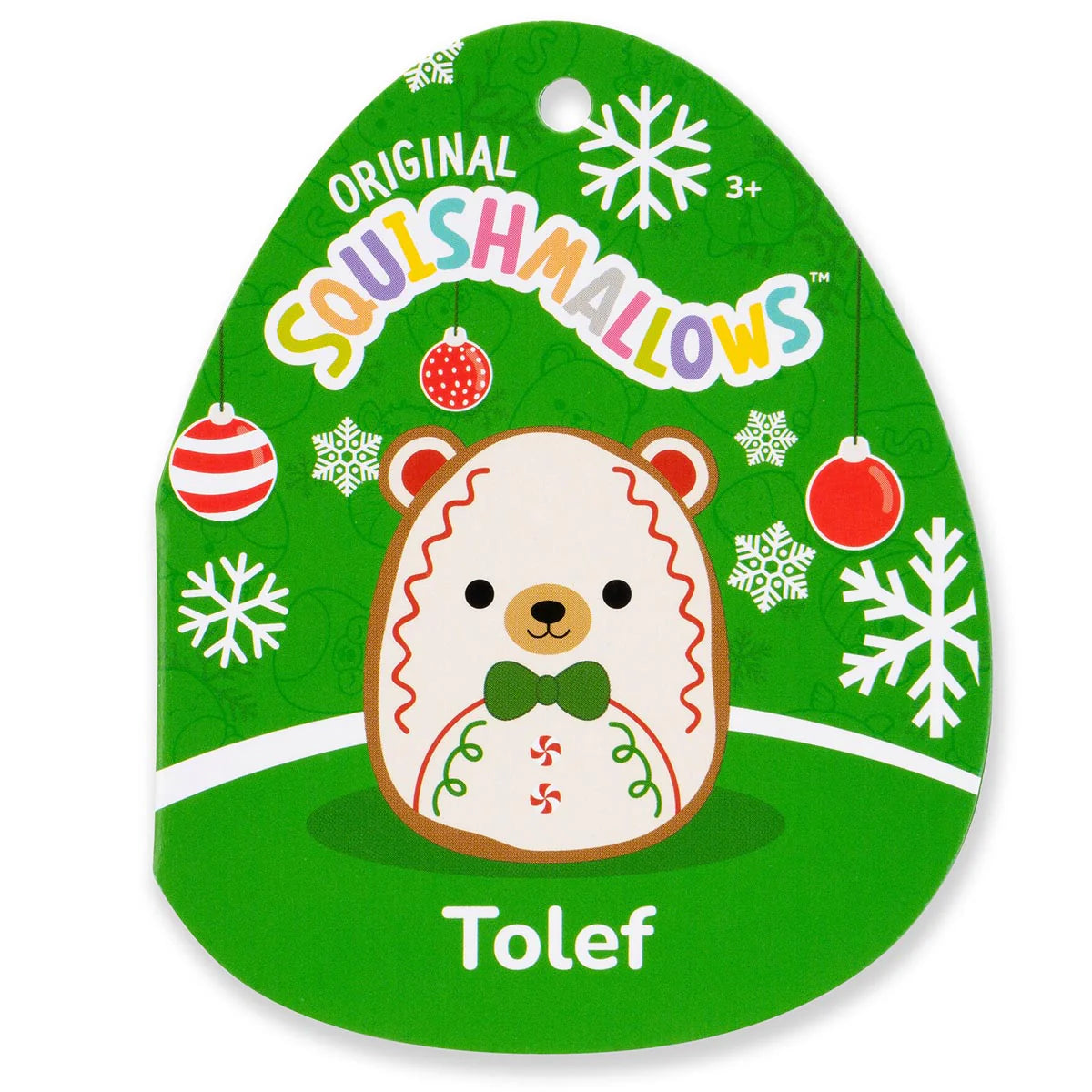 Squishmallows Weihnachten Tolef der Keksbär