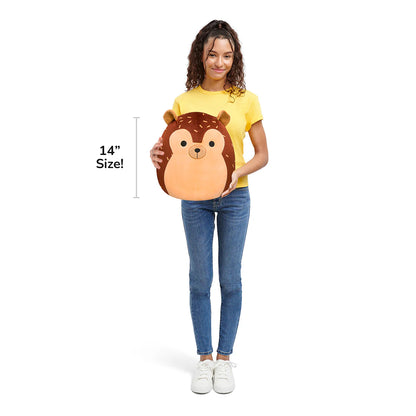 Squishmallows -Hans le hérisson brun