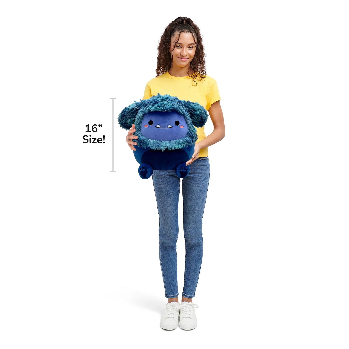 Squishmallows - Dani il Bigfoot blu navy