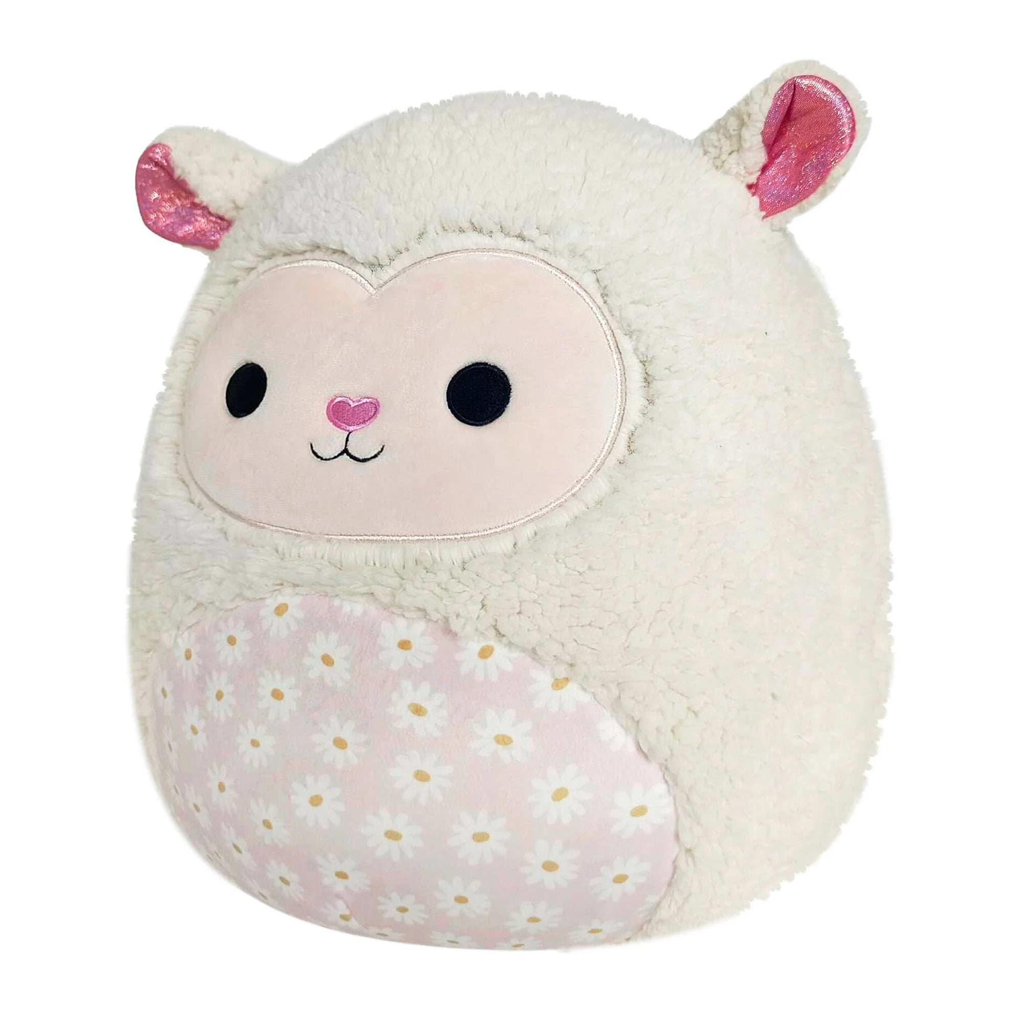 Squishmallows - Sophie l'agneau à la crème avec ventre de fleur de marguerite