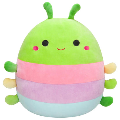 Squishmallows – Rutabaga, die Raupe mit bunten Streifen