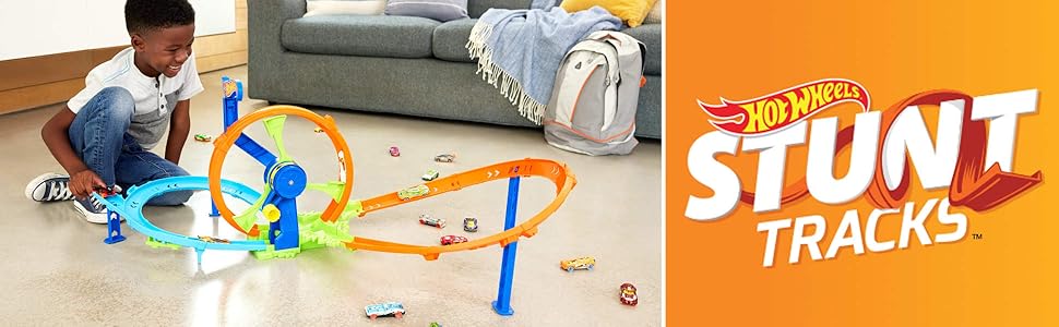 Hot Wheels Schnellstart- und Looping-Spielset mit Druckgussauto