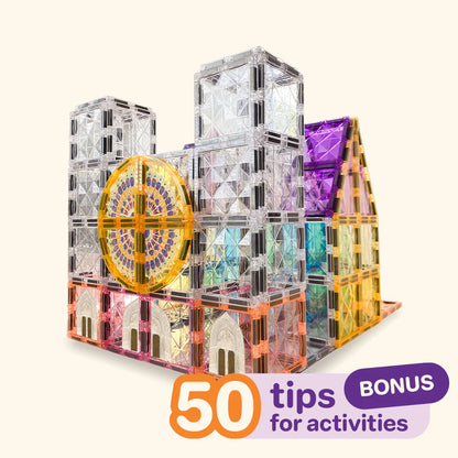 Jeu de construction magnétique COLORMAG - Architecte
