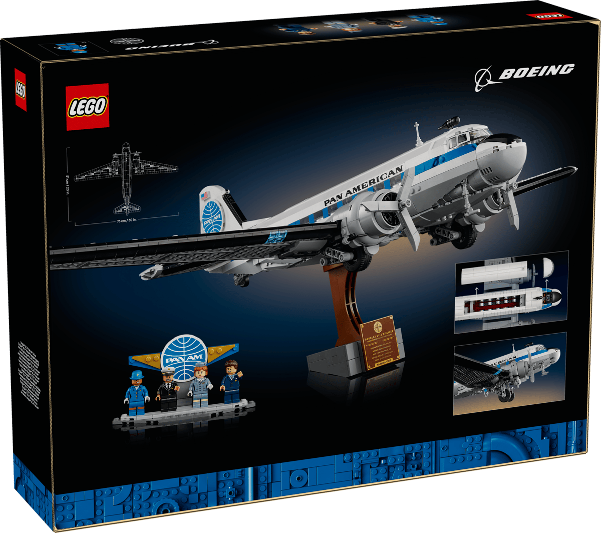 LEGO Icons Douglas DC-3 PAN AM Airliner