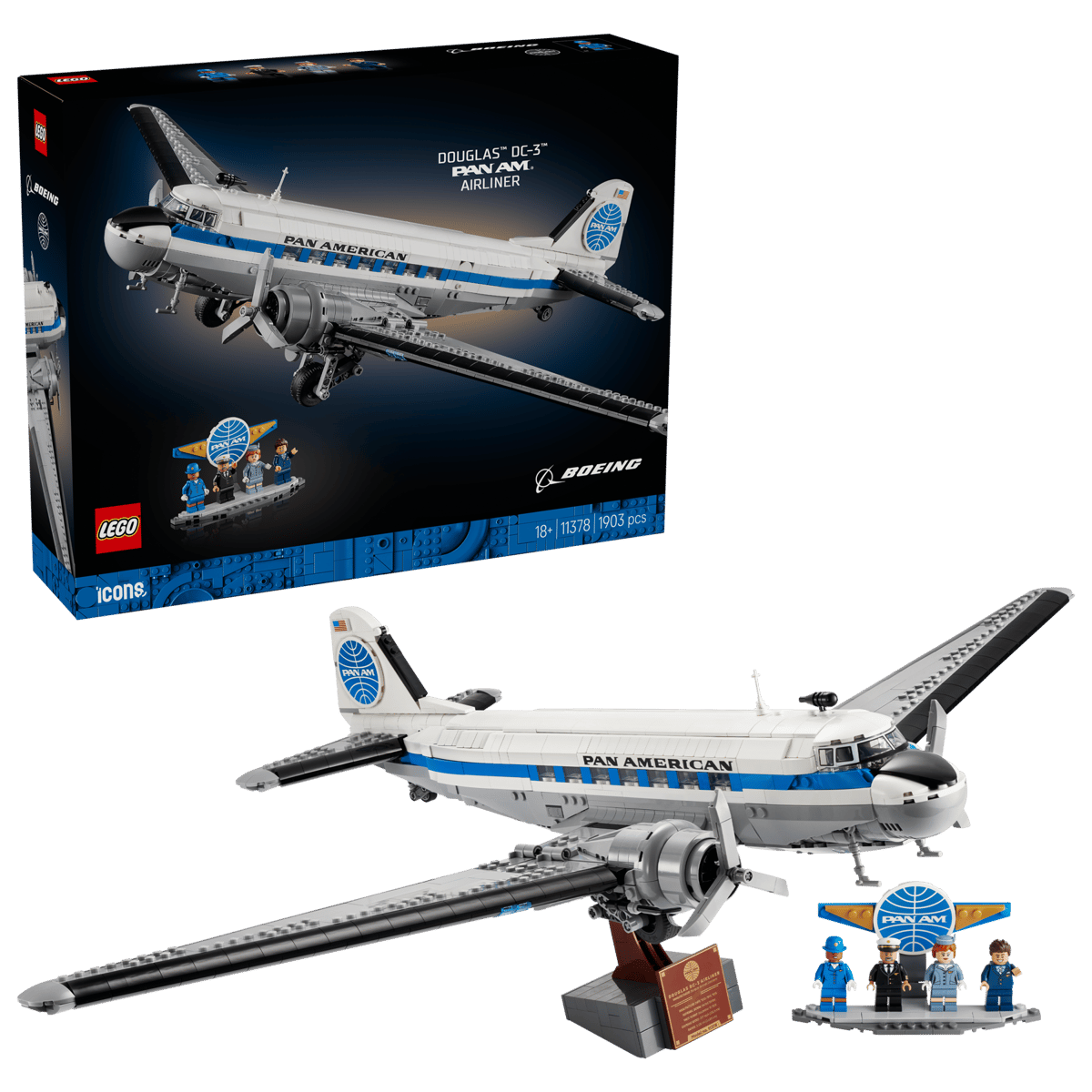 LEGO Icons Douglas DC-3 PAN AM Airliner
