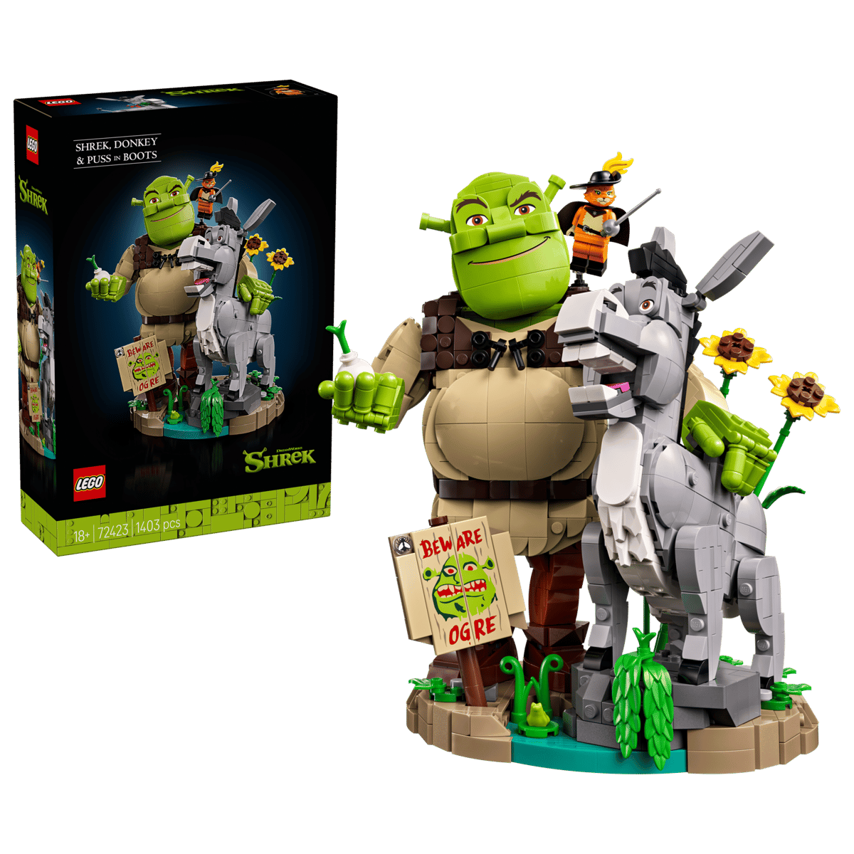 LEGO Shrek, Donkey &amp; Puss in Boots