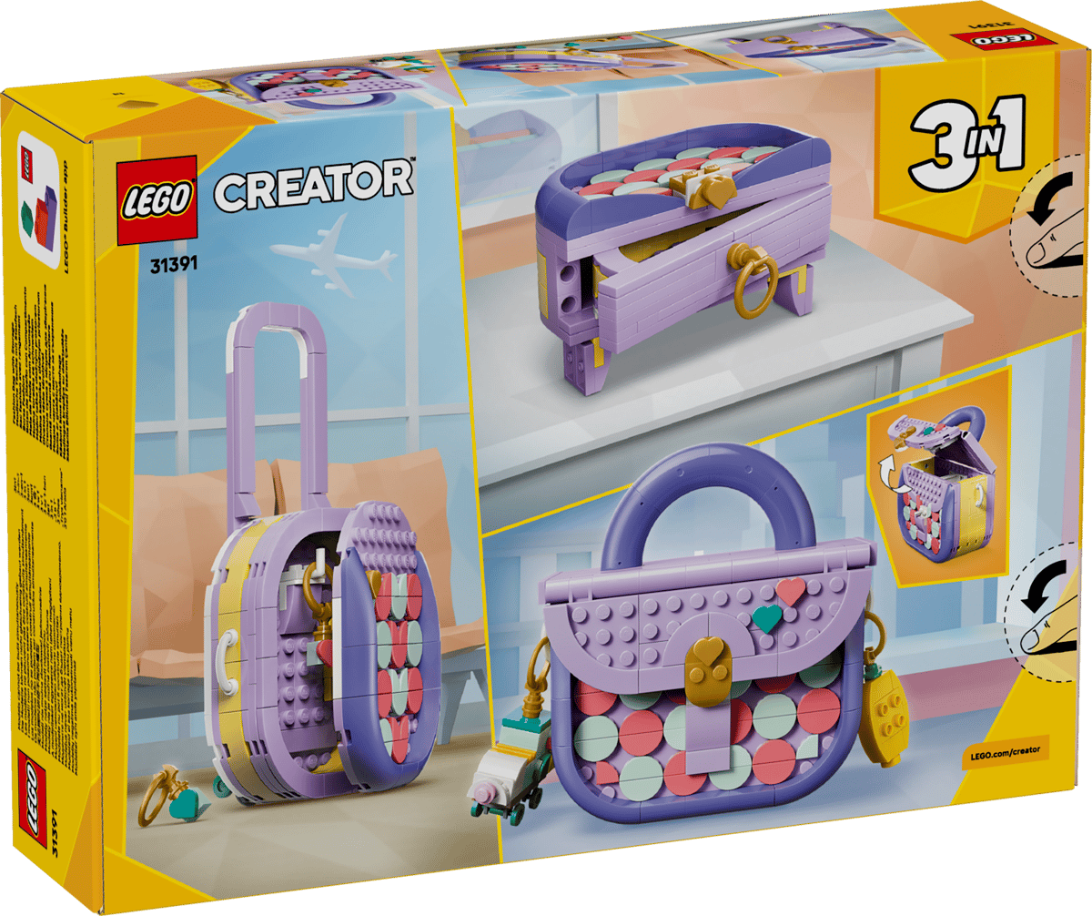 LEGO Creator 3-in-1 Art Fashion Bag with Storage (31391)