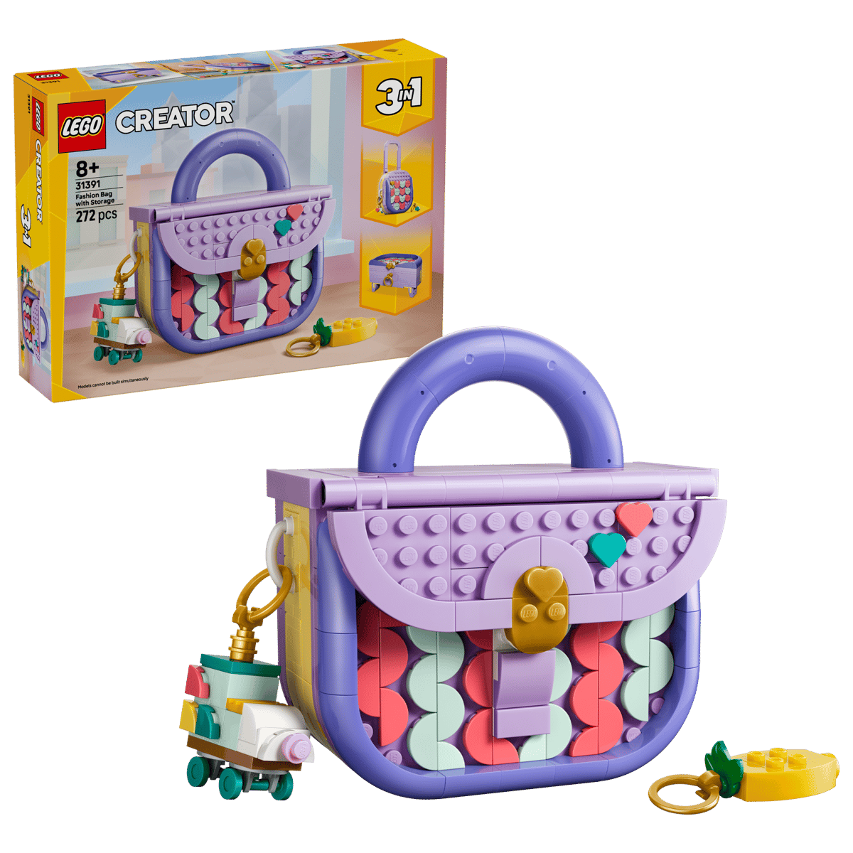 LEGO Creator 3-in-1 Art Fashion Bag with Storage (31391)