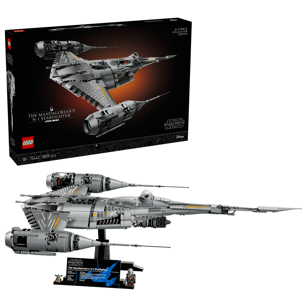 LEGO Star Wars The Mandalorian's N-1 Starfighter UCS