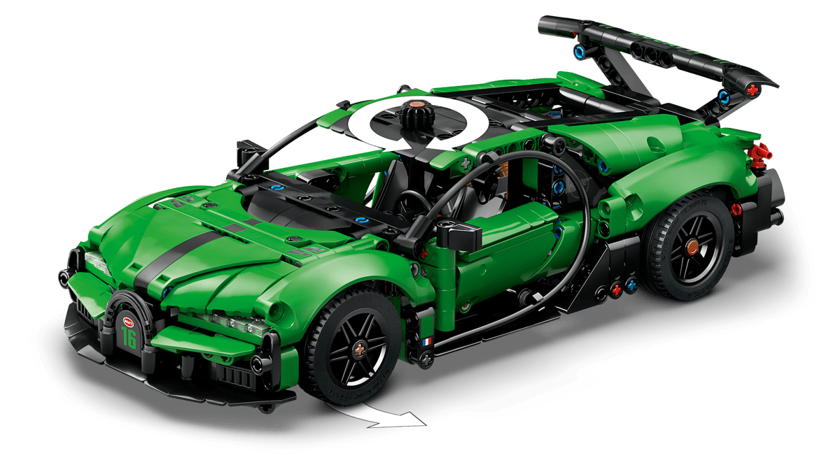 LEGO Technic Green Bugatti Chiron Pur Sport Hypercar