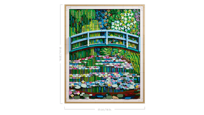 LEGO Art Claude Monet – Bridge over a Pond of Water Lilies (31220)