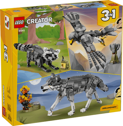LEGO Creator 3-in-1 Forest Animals: Gray Wolf (31393)