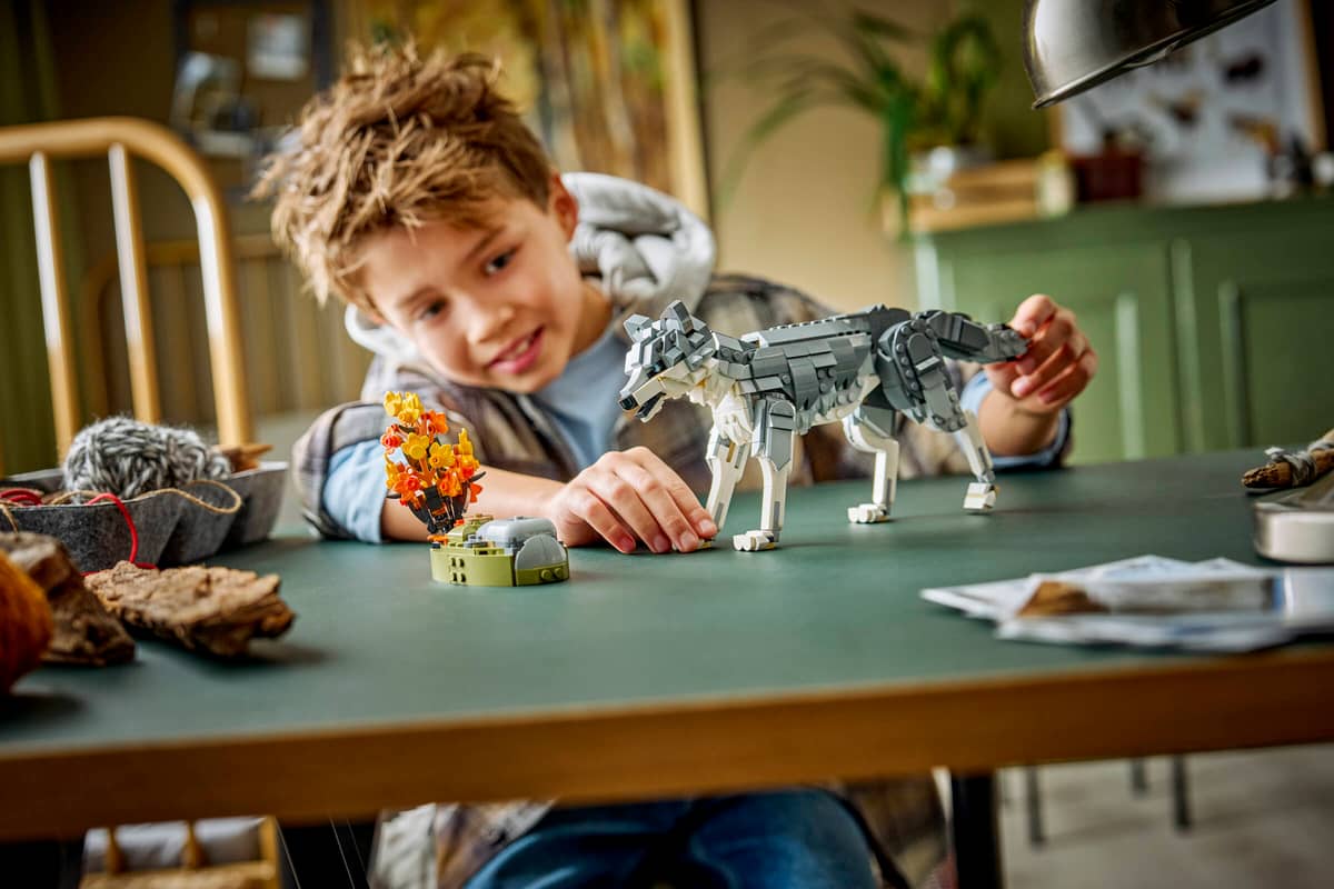 LEGO Creator 3-in-1 Forest Animals: Gray Wolf (31393)