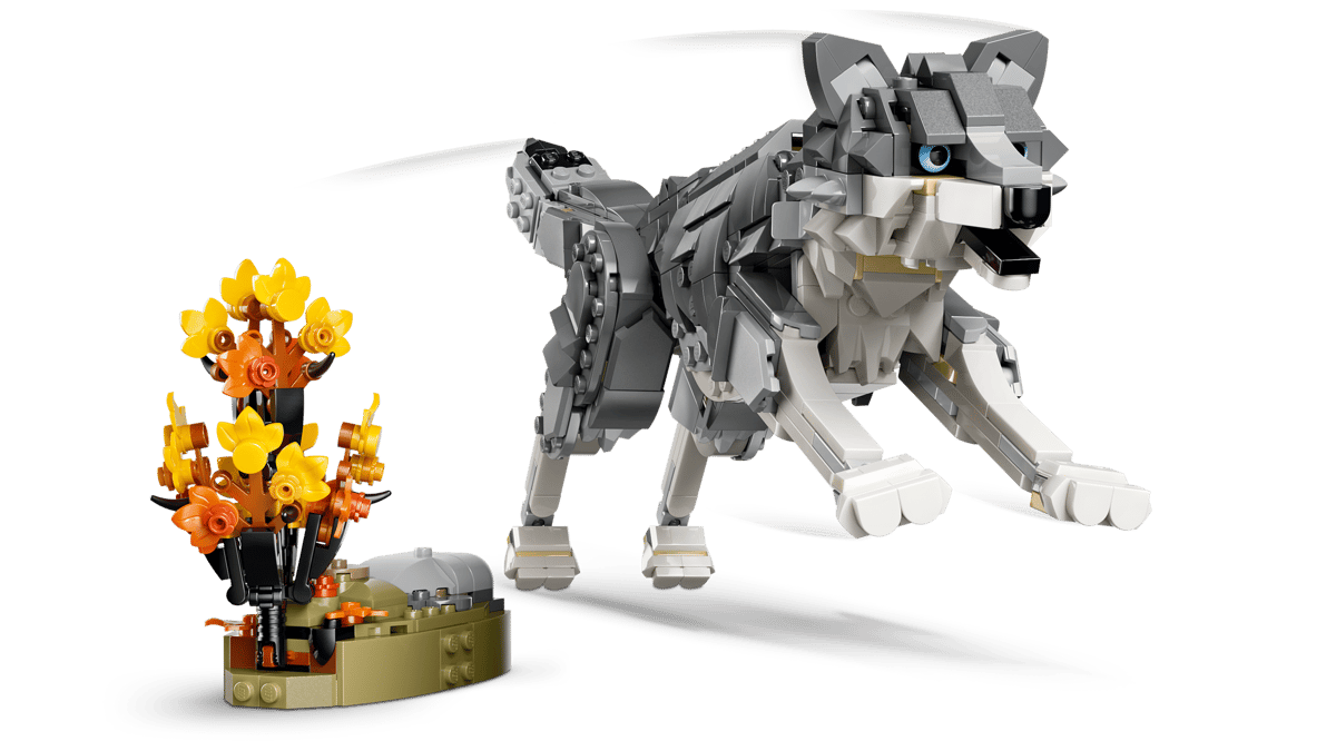 LEGO Creator 3-in-1 Forest Animals: Gray Wolf (31393)