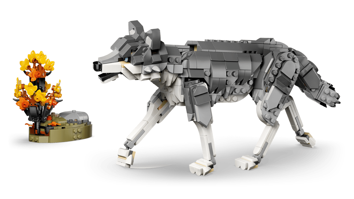 LEGO Creator 3-in-1 Forest Animals: Gray Wolf (31393)