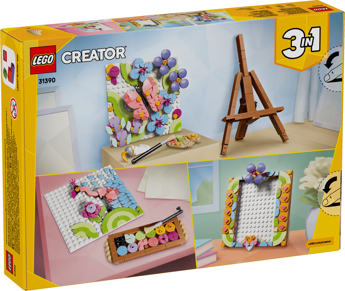 LEGO Creator 3-in-1 Floral Art Decor Painting (31390)